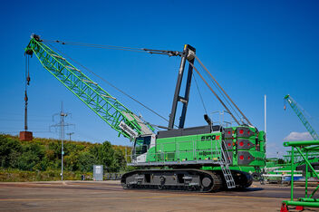 100 t duty cycle crane SENNEBOGEN 6100 E crawler