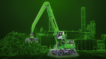 SENNEBOGEN 850 G-Umschlagbagger mit Hybridsystem-Schrottumschlag